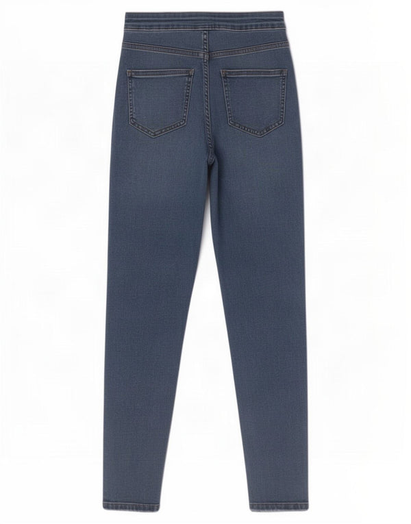 Marks & Spencer Γυναικεία Super Skinny Jeans UK 8 Small W25 L28 Blue Cotton