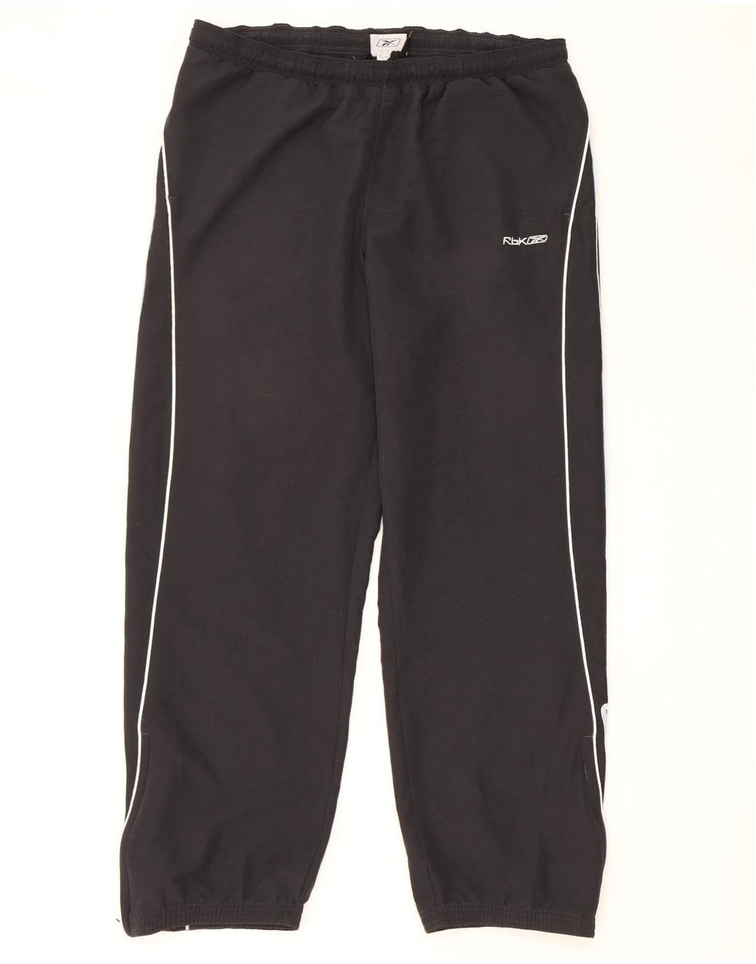 Ανδρική φόρμα γραφικής Reebok Παντελόνι Joggers Μεγάλο Μαύρο Πολυεστέρα