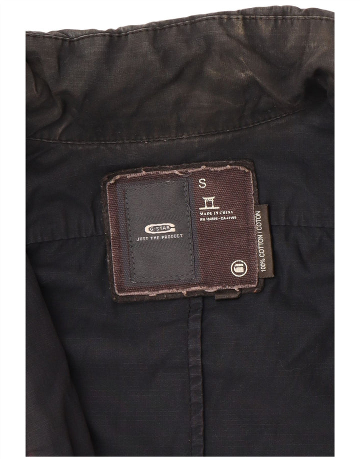 Ανδρικό στρατιωτικό μπουφάν G-Star Small Navy Blue Cotton