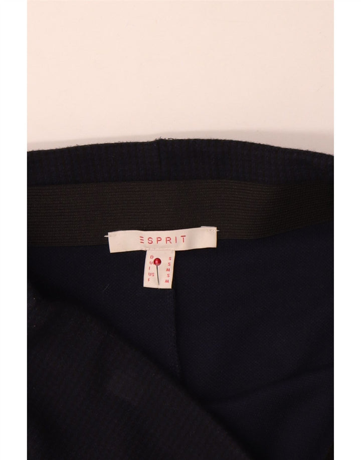 Esprit Γυναικεία Pencil Φούστα Small W27 Navy Blue Gingham Polyester