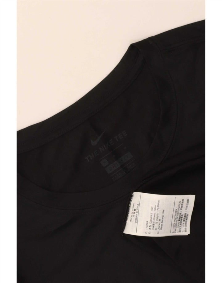 Ανδρικό τοπ Nike Dri Fit Μακρυμάνικο μεσαίο μαύρο πολυεστέρας