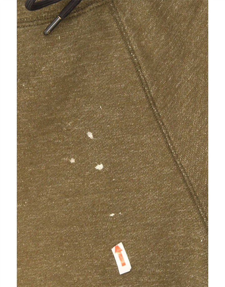 Ανδρικό γραφικό αθλητικό σορτς Nike από μεσαίο χακί βαμβακερό
