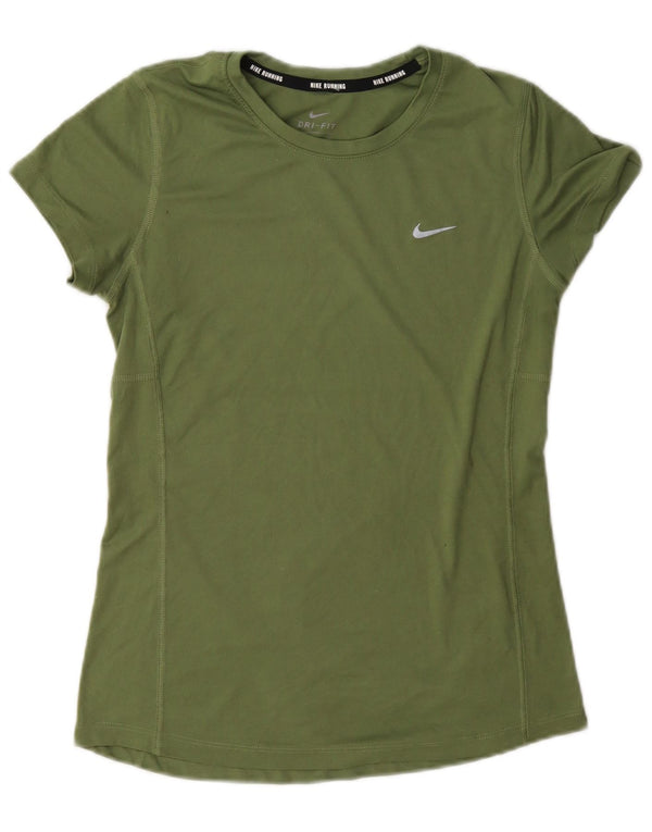 Γυναικείο T-shirt Nike Dri Fit Top UK 10 Small Green