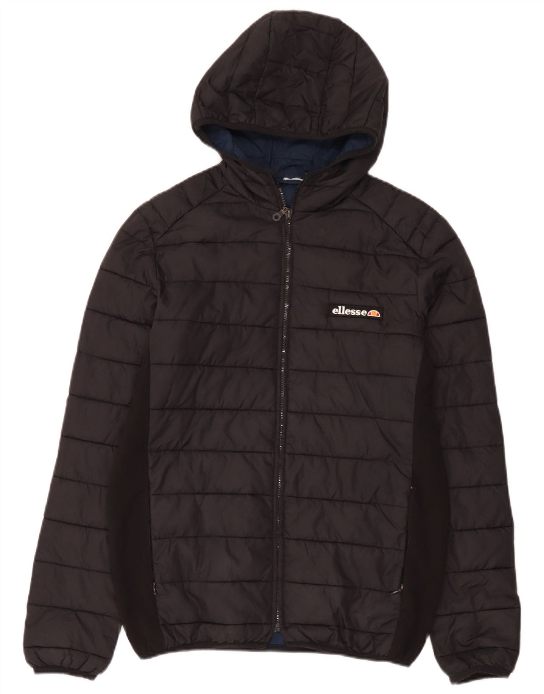 Ανδρικό μπουφάν με κουκούλα Ellesse UK 36 Small Black Nylon