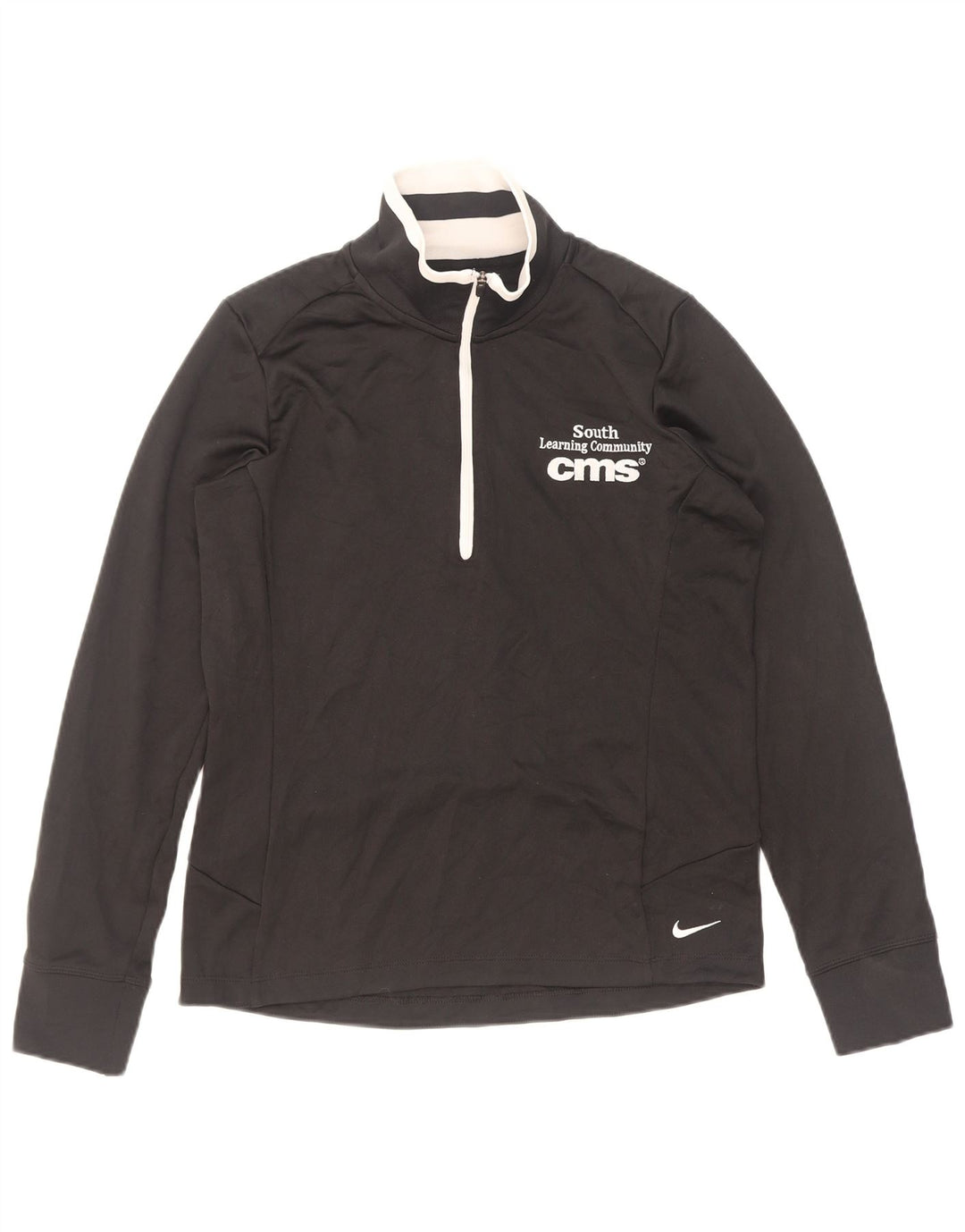 Γυναικεία φόρμα πουλόβερ με φερμουάρ Nike Top UK 12 Medium Black