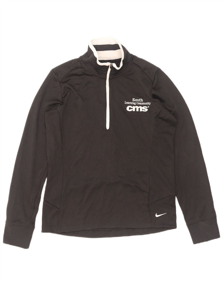 Γυναικεία φόρμα πουλόβερ με φερμουάρ Nike Top UK 12 Medium Black