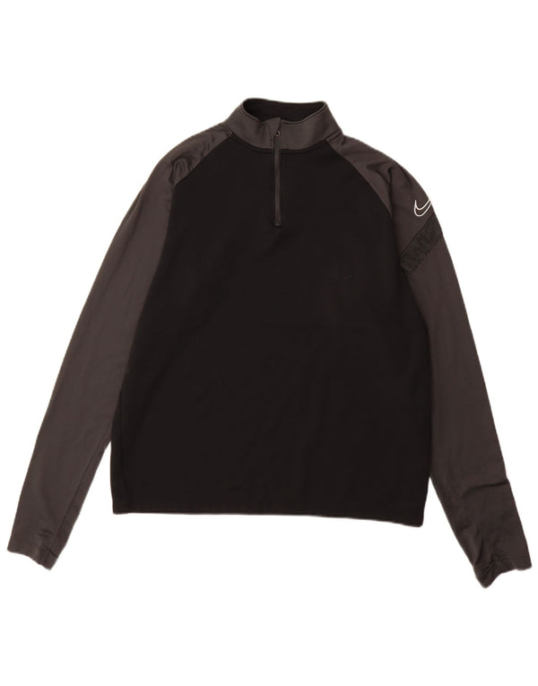 Ανδρική φόρμα πουλόβερ Nike Dri Fit Top Medium Black Colourblock Polyester