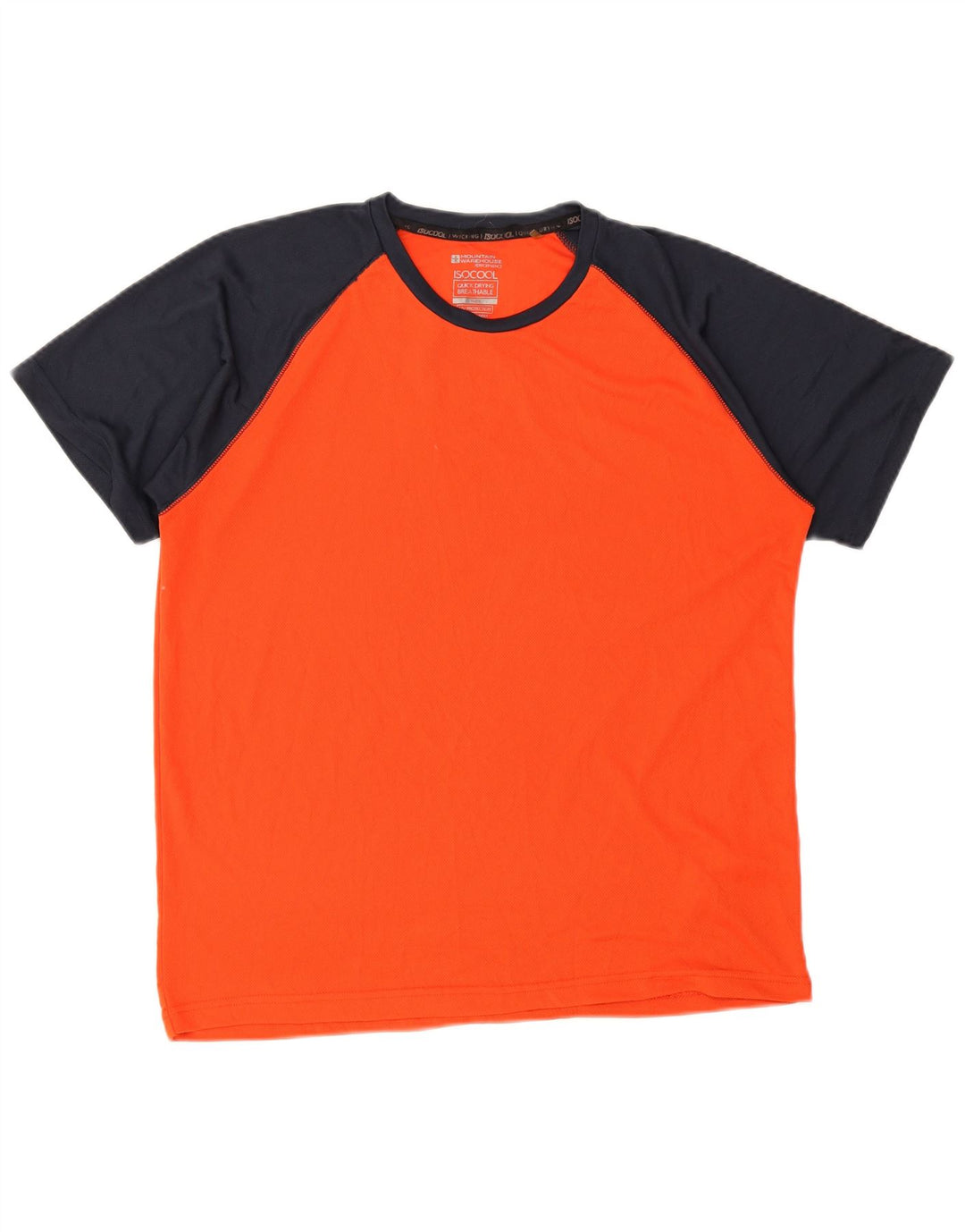 Ανδρικό T-Shirt Mountain Warehouse Top XL Orange Colourblock Polyester