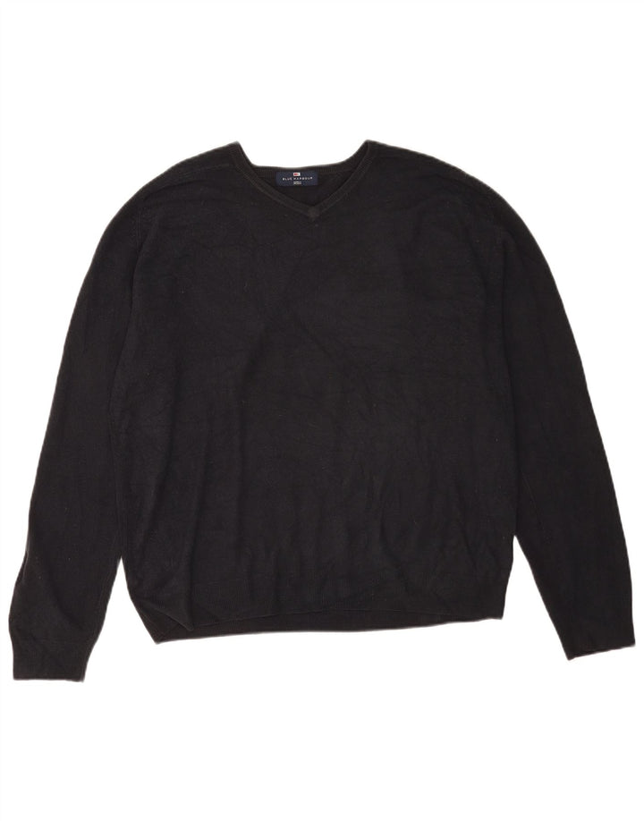 Ανδρικό πουλόβερ Marks & Spencer Blue Harbor με λαιμόκοψη με λαιμόκοψη μεγάλο ακρυλικό