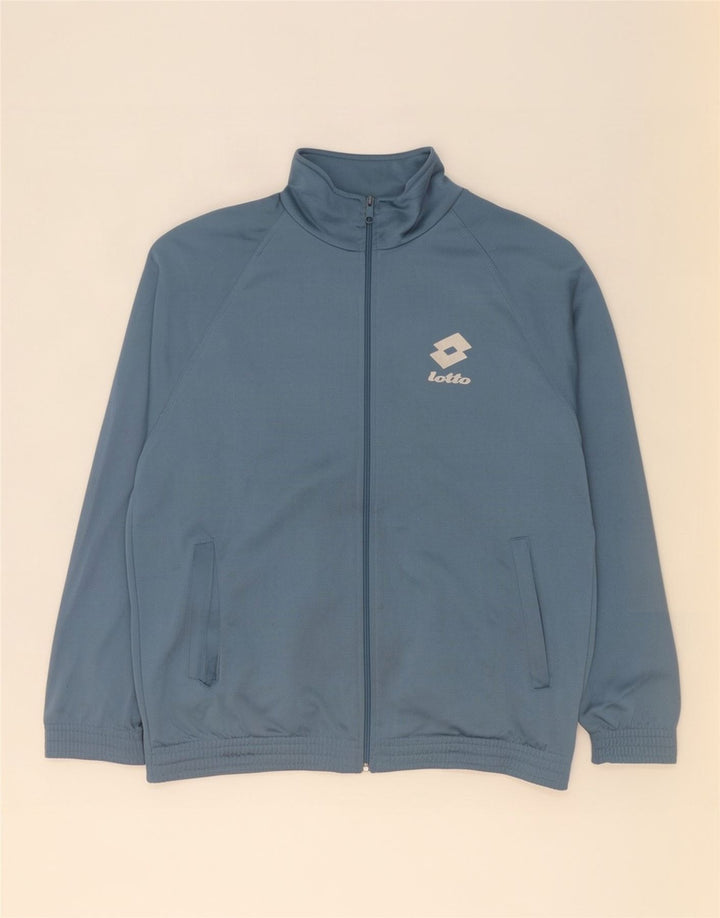 Ανδρική φόρμα γραφικών Lotto Top Jacket Large Blue Colourblock