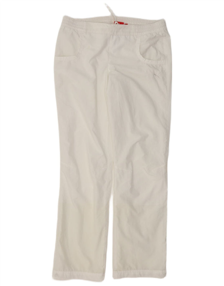 Γυναικεία αθλητική φόρμα PUMA Παντελόνι UK 12 Medium White Polyester