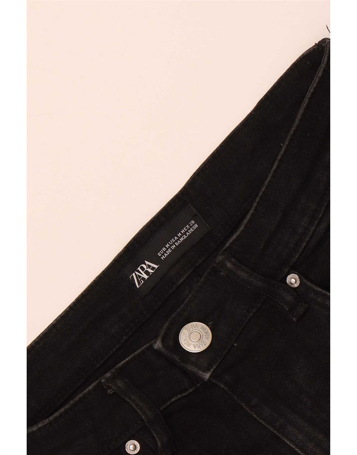 Zara Γυναικεία Μίνι Τζιν Φούστα Μεσαία W28 Μαύρη