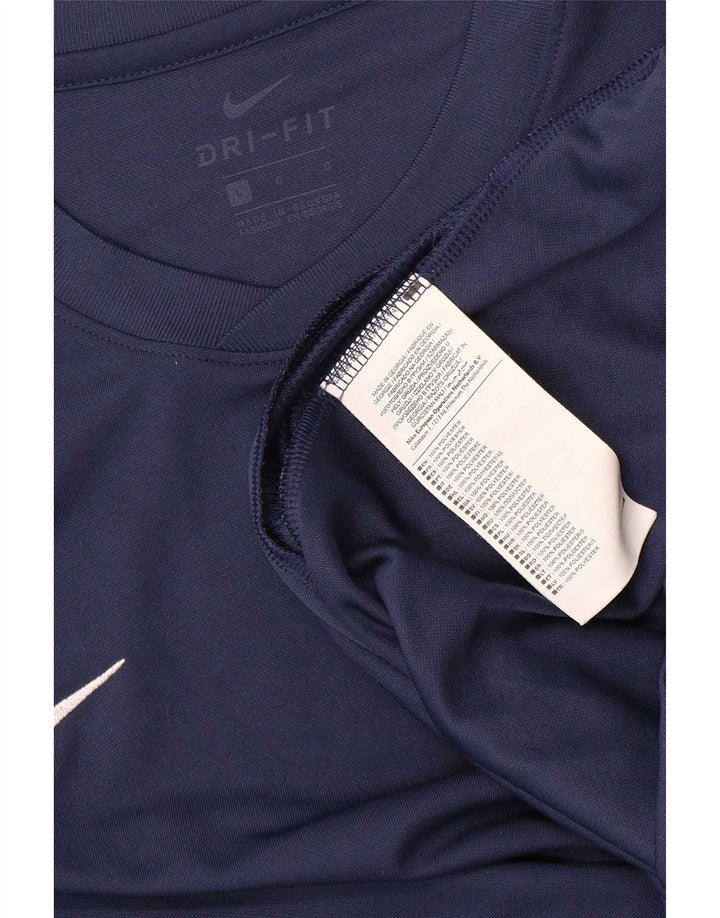 Ανδρικό μπλουζάκι Nike Dri Fit Top Large Navy Blue Polyester