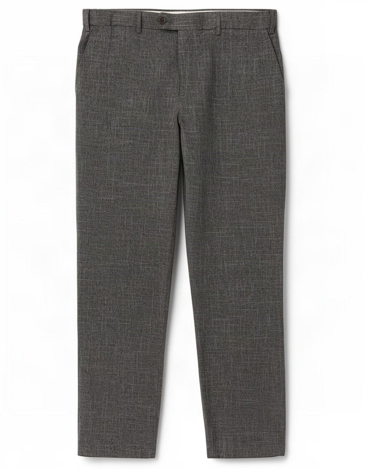 Marks & Spencer Mens Regular Fit Suit Trousers W36 L31 Grey Polyester