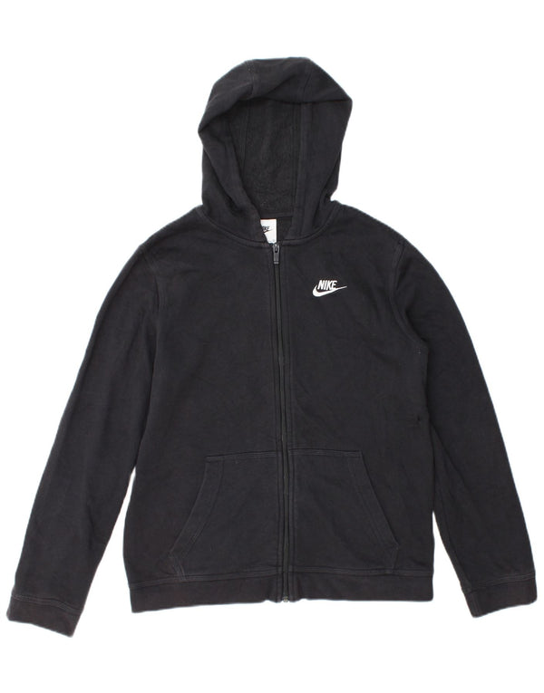 Πουλόβερ Nike Boys Zip Hoodie 13-14 Years XL Μαύρο βαμβακερό