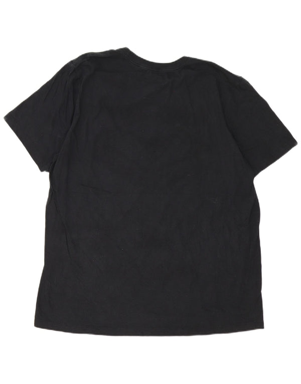 Ανδρικό γραφικό T-shirt Nike XL Μαύρο βαμβακερό