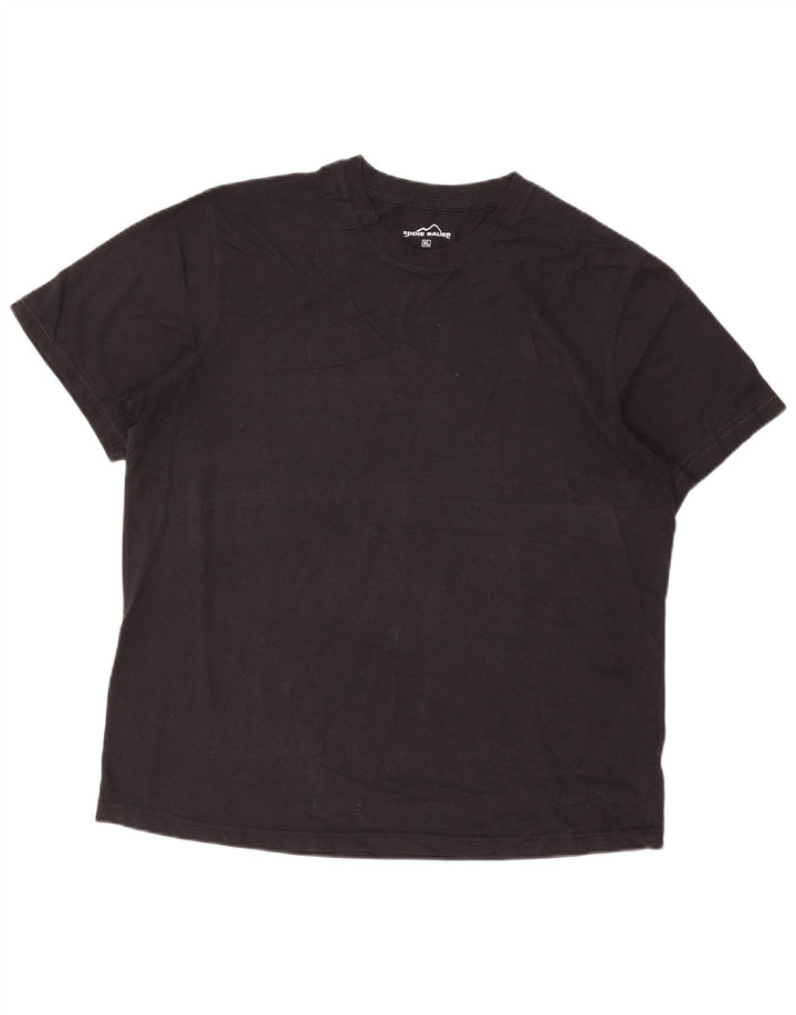 Eddie Bauer Ανδρικό T-Shirt Top XL Μαύρο βαμβακερό