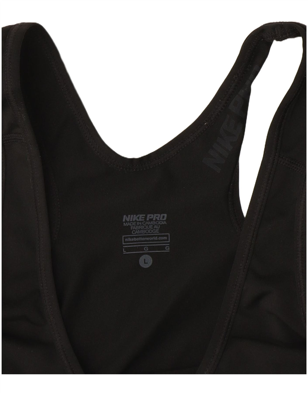 Γυναικείο γιλέκο γραφικών Nike Dri Fit Top UK 14 Large Black