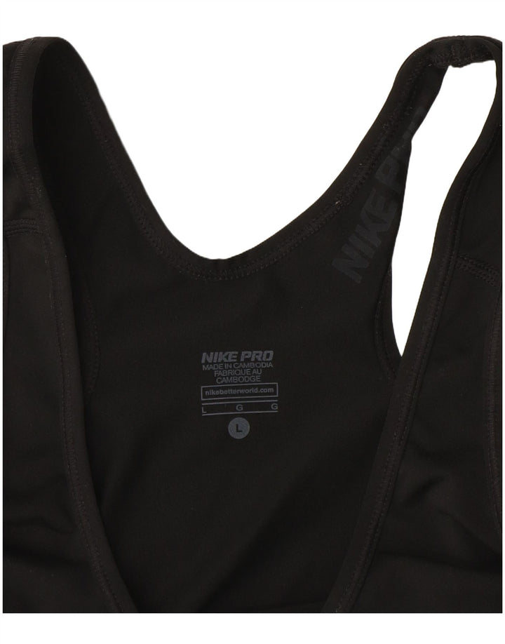 Γυναικείο γιλέκο γραφικών Nike Dri Fit Top UK 14 Large Black