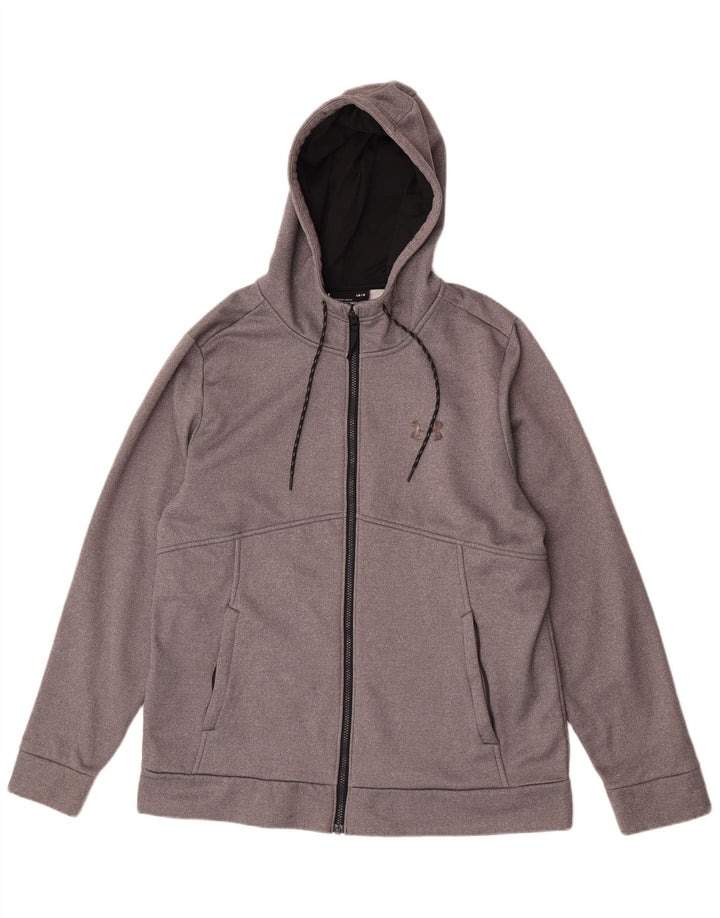 Ανδρικό πουλόβερ Under Armour Cold Gear Zip Hoodie Μεγάλο Γκρι Πολυεστέρας