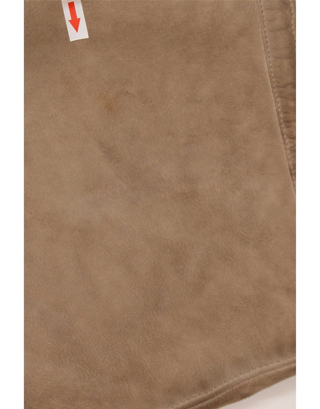 Vintage γυναικείο παλτό 3/4 μανίκι Shearling UK 14 Medium Beige