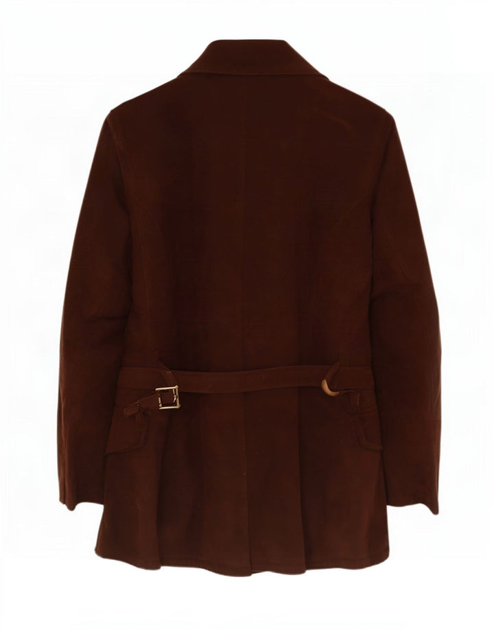 Vintage Γυναικείο Suede Jacket UK 14 Medium Brown
