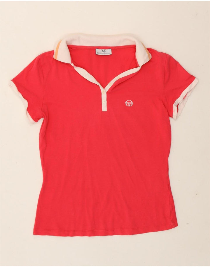 Sergio Tacchini Γυναικείο Πόλο Μπλουζάκι IT 44 Μεσαίο Ροζ Βαμβακερό