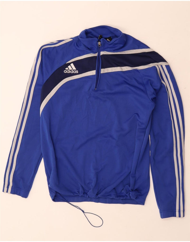 Ανδρική φόρμα ADIDAS Climalite Pullover Top UK 40/42 Medium Blue