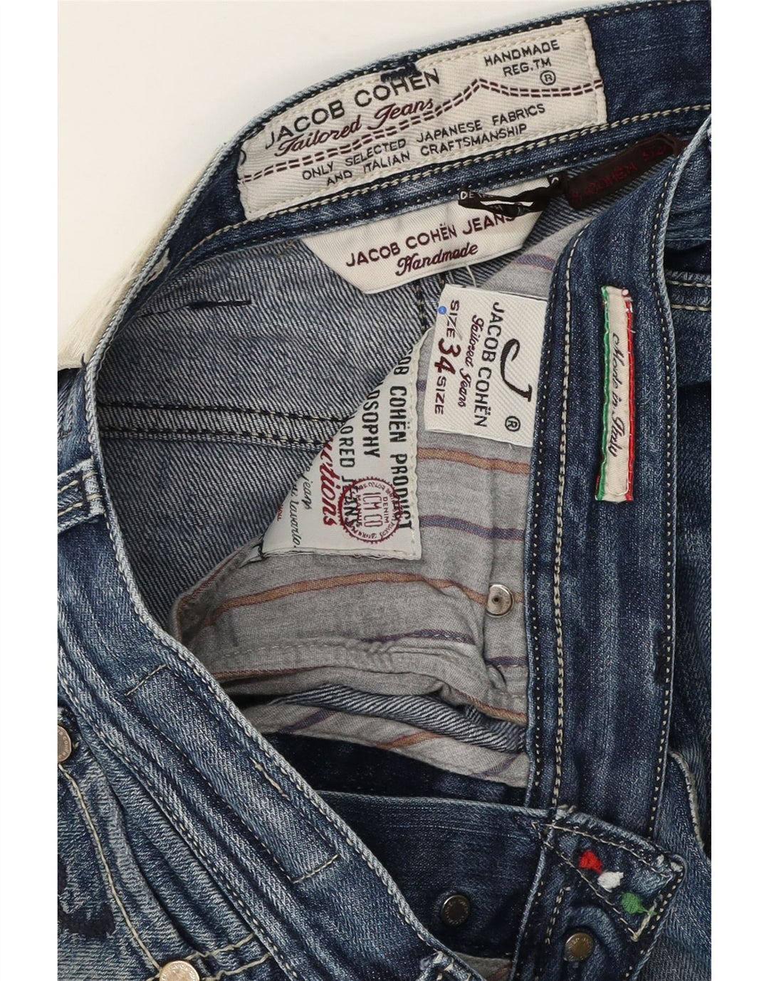 Jacob Cohen Ανδρικό Slim Jeans W34 L30 Blue Cotton