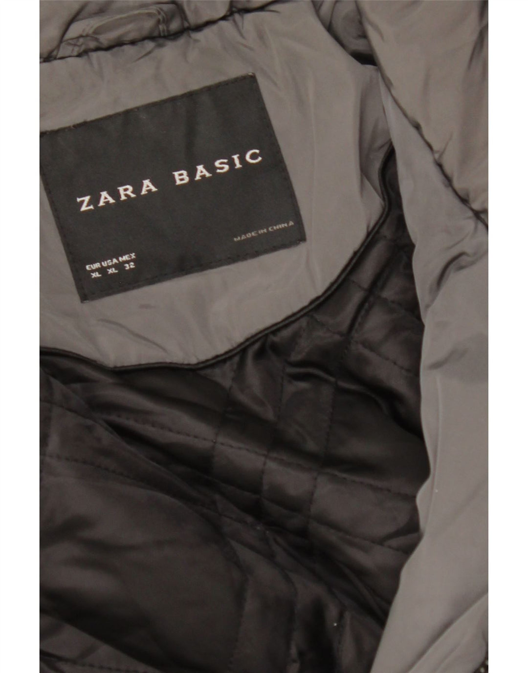 Γυναικείο μπουφάν ZARA με επένδυση UK 18 XL Γκρι