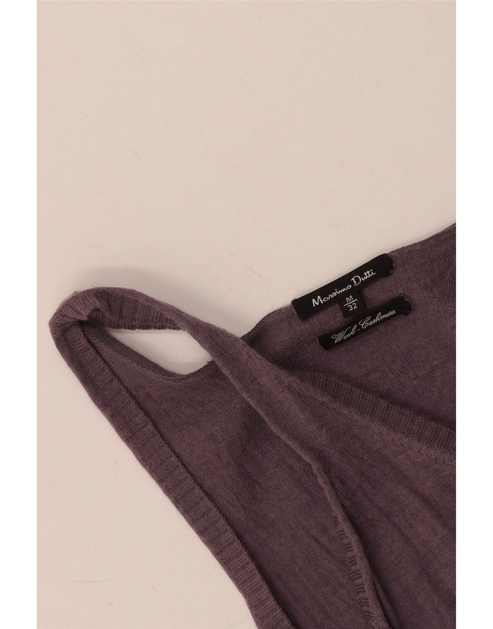 Massimo Dutti Γυναικείο γιλέκο Tank Top UK 12 Medium Purple Wool