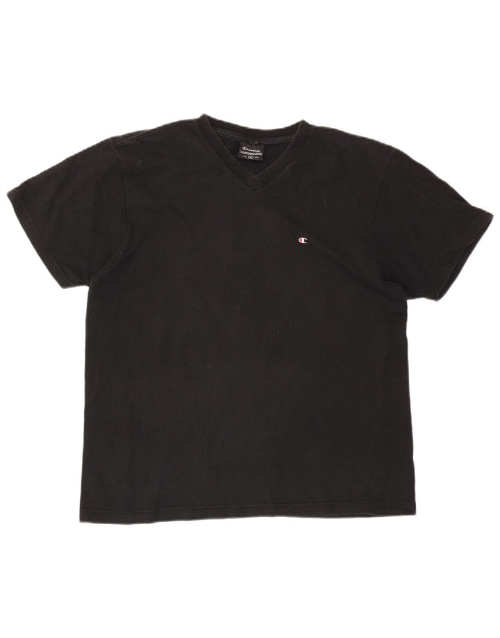 Ανδρικό T-Shirt Champion Top Μεσαίο μαύρο βαμβακερό