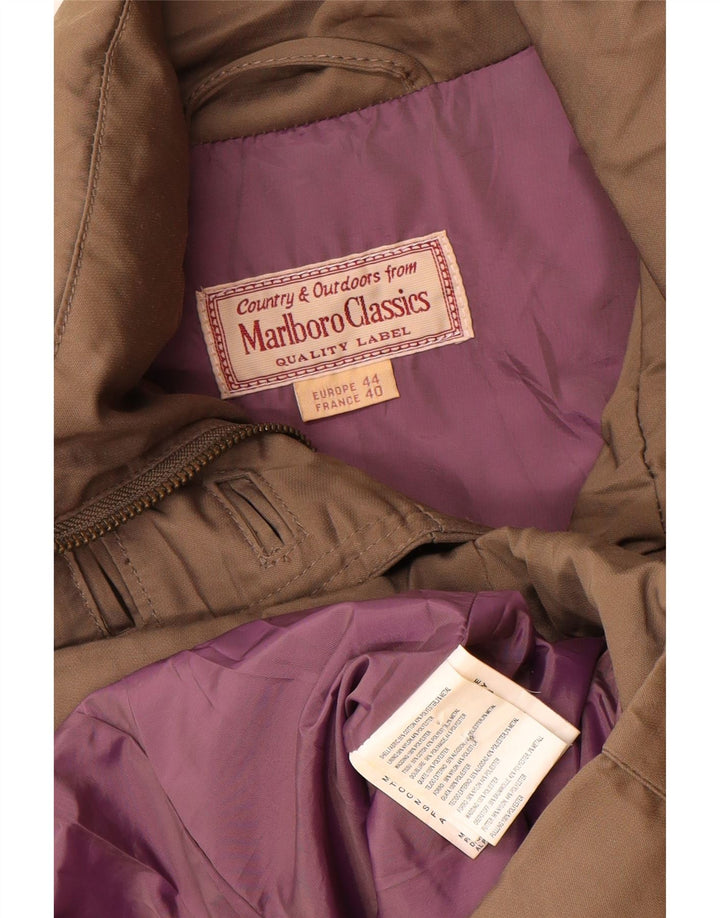 Marlboro Classics Γυναικείο μπουφάν EU 44 XL Καφέ βαμβακερό