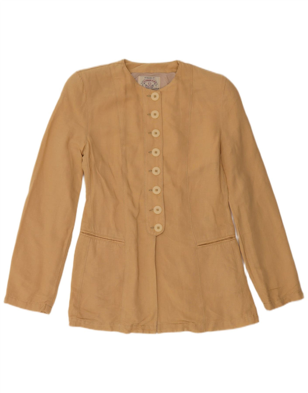 ARMANI JEANS Γυναικείο σακάκι IT 40 Small Beige Viscose