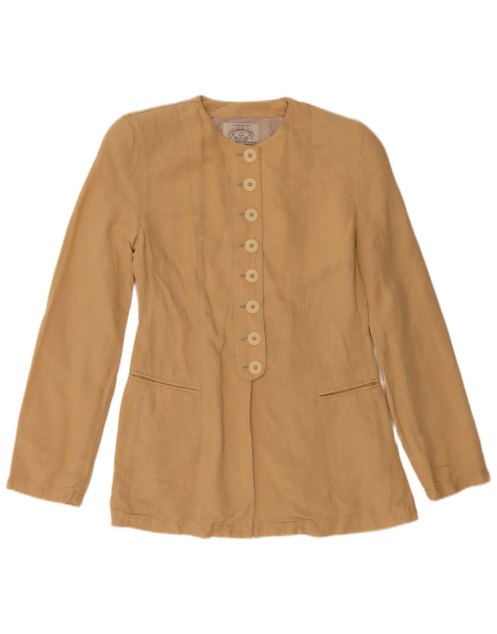 ARMANI JEANS Γυναικείο σακάκι IT 40 Small Beige Viscose