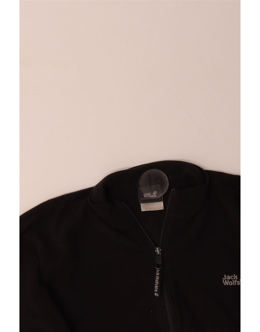 JACK WOLFSKIN Ανδρικό φερμουάρ Fleece Jumper Μαύρο Πολυεστέρας