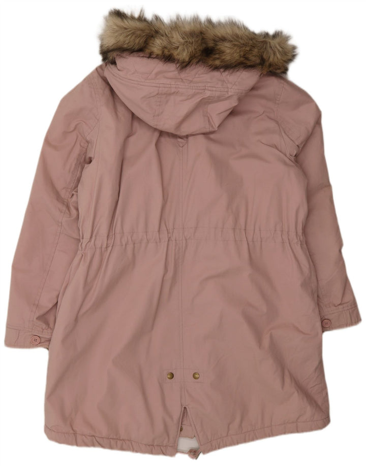 Marks & Spencer Γυναικείο μπουφάν με κουκούλα Parka UK 16 μεγάλο ροζ