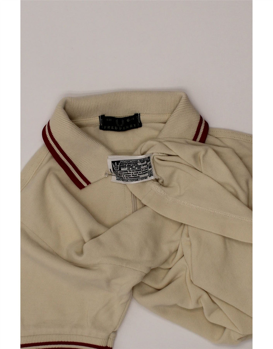 Fred Perry Boys Polo πουκάμισο 5-6 ετών κίτρινο βαμβακερό