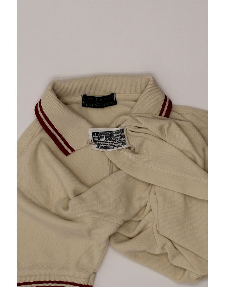 Fred Perry Boys Polo πουκάμισο 5-6 ετών κίτρινο βαμβακερό