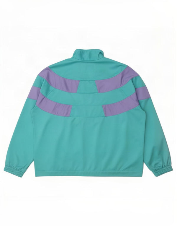 Γυναικεία αθλητική φόρμα Diadora Top Jacket IT 46 Large Turquoise Colourblock