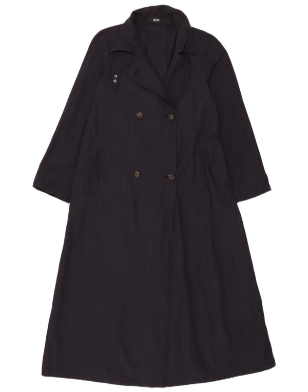 Hugo Boss Γυναικεία καμπαρντίνα με διπλό στήθος EU 42 Large Navy Blue