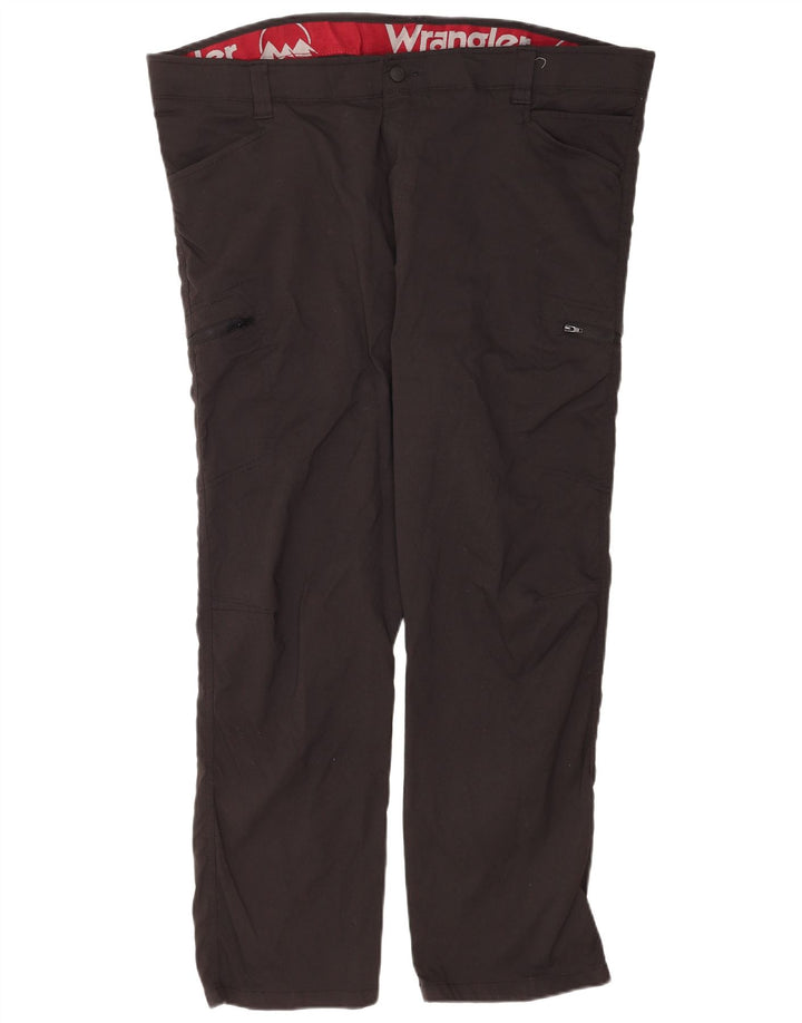 Ανδρικό παντελόνι Wrangler Straight Cargo W44 L30 Μαύρο νάιλον