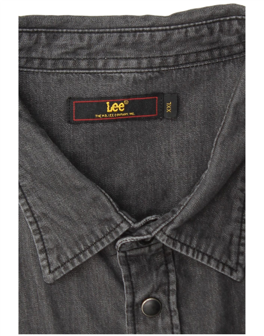 Ανδρικό τζιν πουκάμισο LEE 2XL μαύρο