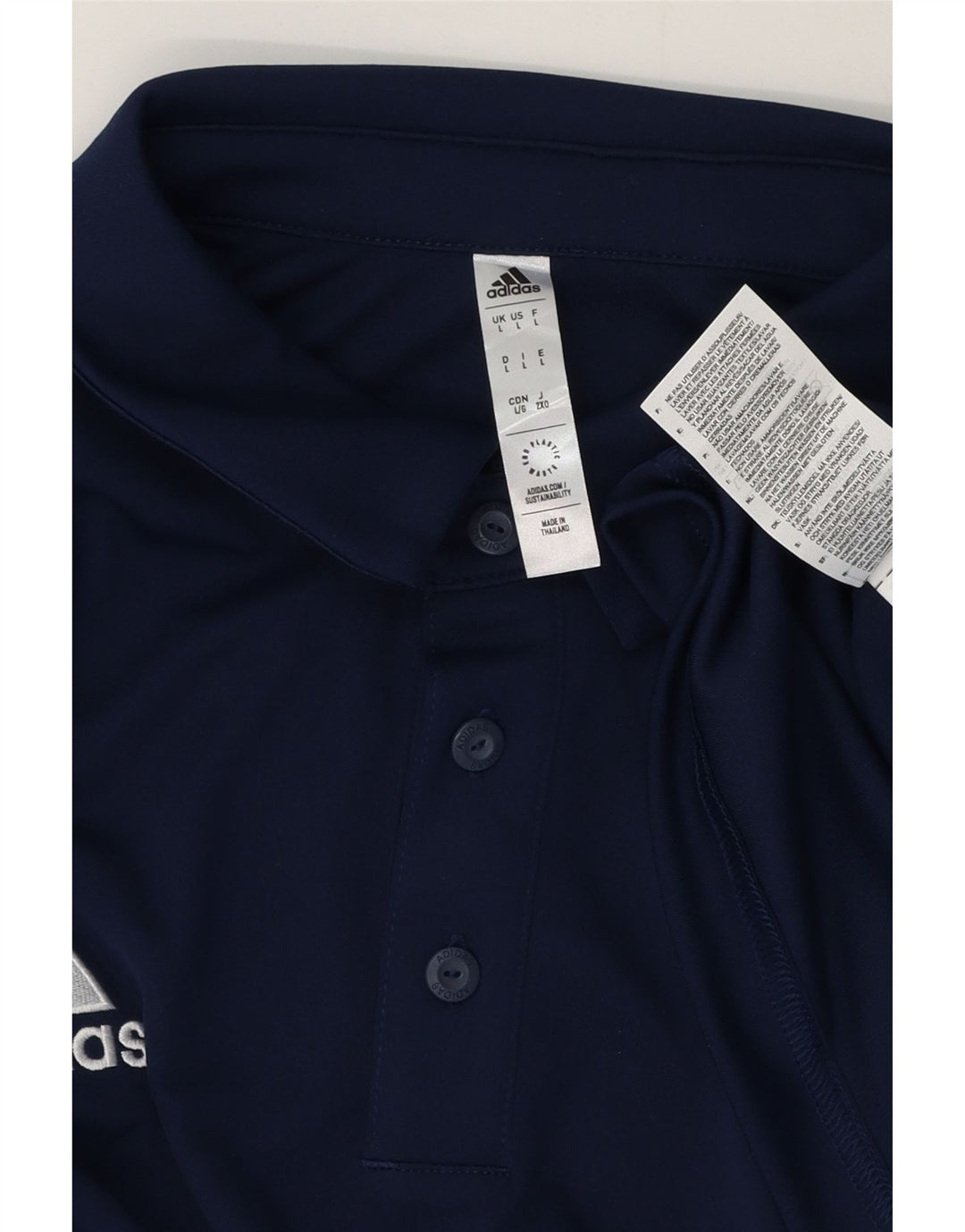 Adidas Ανδρικό πουκάμισο Aeroready Polo Μεγάλο Navy Blue Polyester