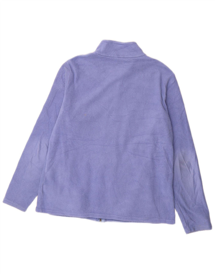 Marks & Spencer Γυναικείο Fleece Jacket UK 16 Large Purple Polyester