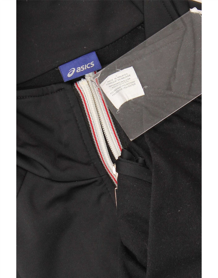 Ανδρική φόρμα Asics Top Jacket Μεσαίο Μαύρο Ριγέ Πολυεστέρας
