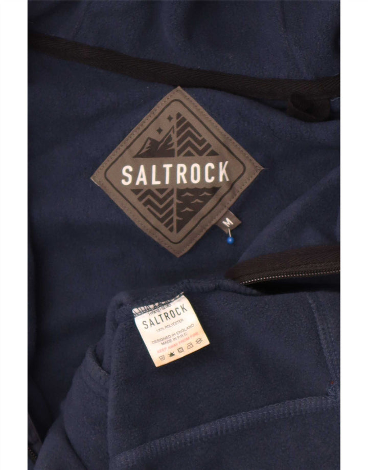 Saltrock Ανδρικό μπουφάν με κουκούλα Fleece UK 38 Medium Navy Blue Polyester
