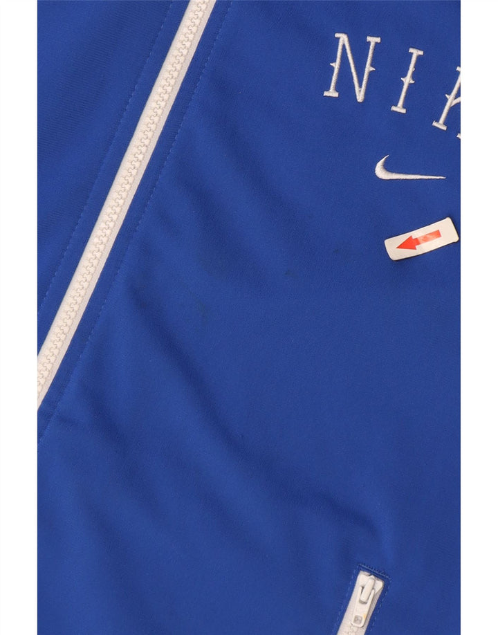 Γυναικείο πουλόβερ Nike με φερμουάρ UK 14 Medium Blue