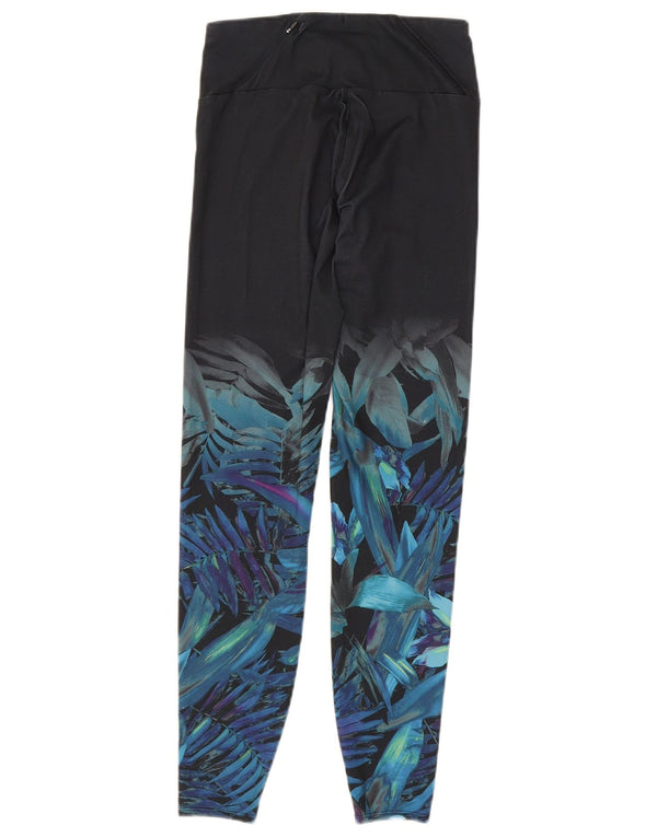 Marks & Spencer Γυναικεία Κολάν UK 8 Small Black Floral Polyester