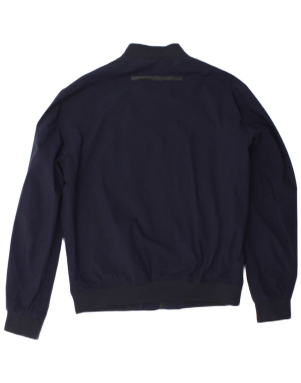 Zara Ανδρικό Bomber Jacket UK 40 Large Navy Blue